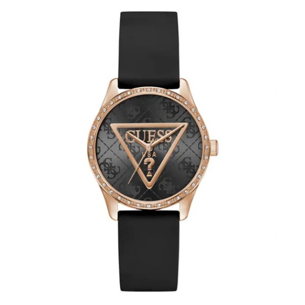Guess GW0942L3 Rosegold Black Rubber