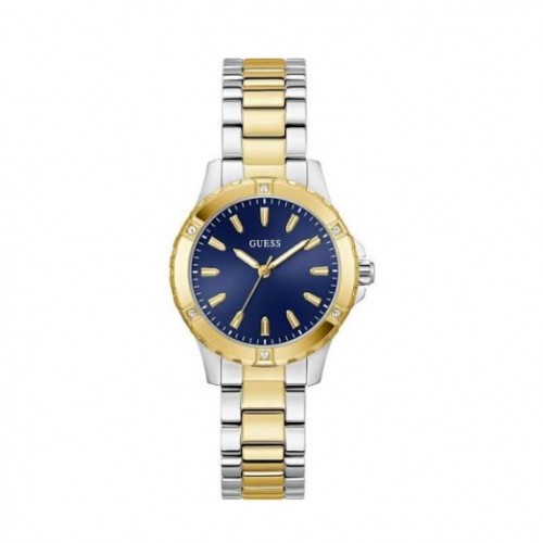 Guess GW0948L3 Silver Gold Blue Dial Steel