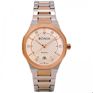 Bonia BR191-2615 Silver Rosegold New