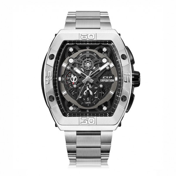 Expedition 6800 Silver Black Steel MCBSSBA Expedition 6800 Silver Black Steel MCBSSBA