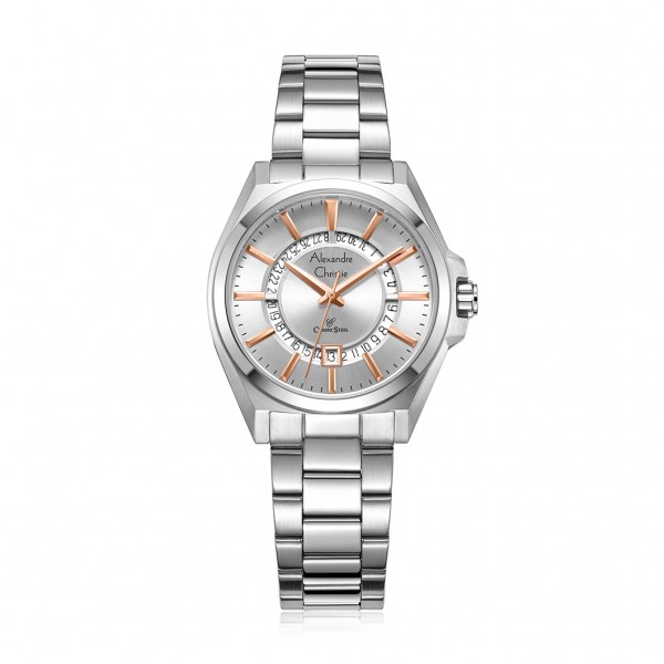 Alexandre Christie AC 8688 Silver White Rosegold LDBSSSLRG