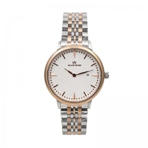 Black Spade A708.25.1 Silver Rosegold Lady Sapphire