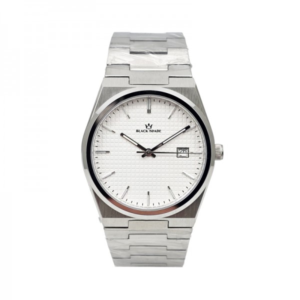 Black Spade A909.12.1 Silver White Man Sapphire PRX Black Spade A909.12.1 Silver White Man Sapphire PRX