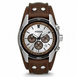 Fossil CH2565 Silver Brown