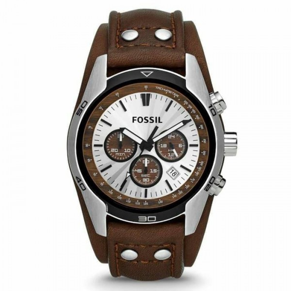 Fossil CH2565 Silver Brown