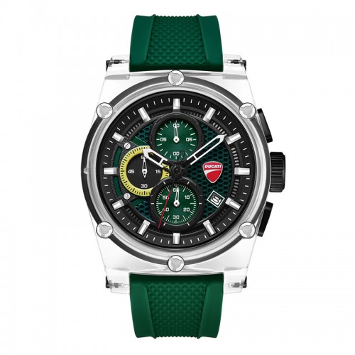 Ducati DTWGO0001603 Silver Green Rubber