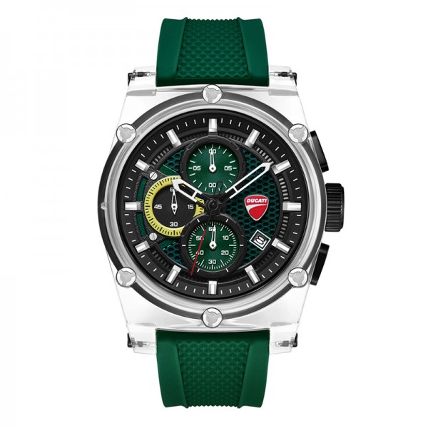 Ducati DTWGO0001603 Silver Green Rubber Ducati DTWGO0001603 Silver Green Rubber