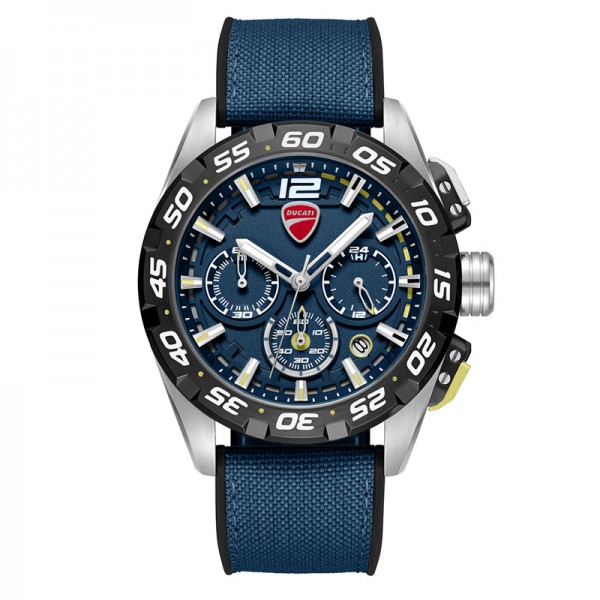  Ducati DTWGO0001802 Silver Blue Rubber