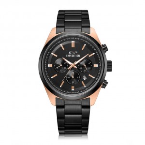 Expedition 6867 Rosegold Black Steel MCBBRBA