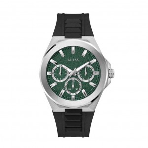 Guess GW0799G3 Silver Green Black Rubber