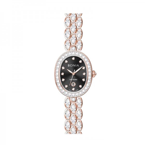Bonia BNB10920-2537S Rosegold Black