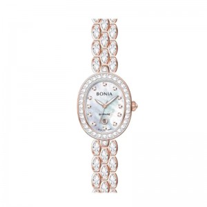 Bonia BNB10920-2557S Rosegold White