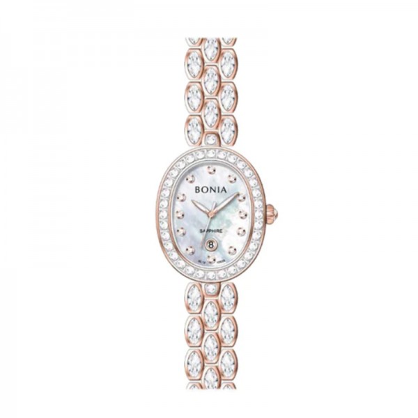 Bonia BNB10920-2557S Rosegold White