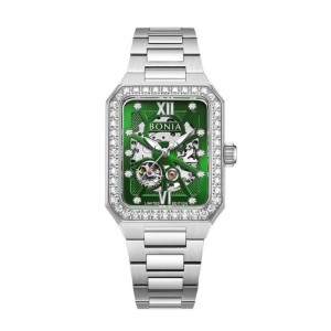 Bonia B10927-2393LE Silver Green Limited Edition 
