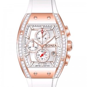Bonia B10928-2512LE Rosegold White Limited Edition