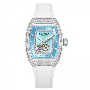 Bonia B10929-2252LE White Blue Limited Edition