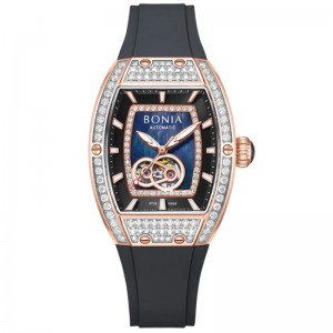 Bonia B10929-2532LE Rosegold Black Limited Edition