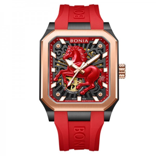 Bonia B2026-1762LE Rosegold Red Limited Edition 