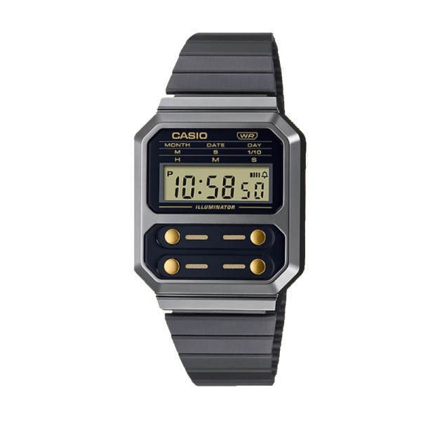 Casio A100WEGG-1A2DF Stainless Steel