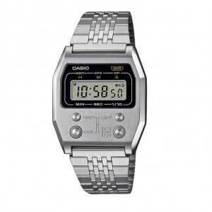 Casio A1100D-1DF Silver White