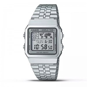 Casio A500WA-7DF Stainless Steel Band