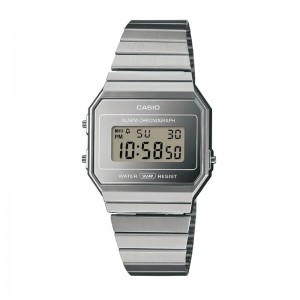 Casio A700WEV-7ADF Stainless Steel Band Unisex