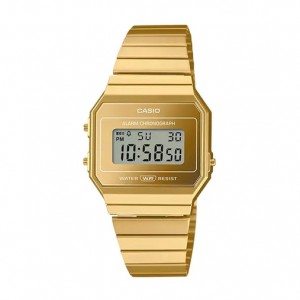 Casio A700WEVG-9ADF Gold Steel Unisex