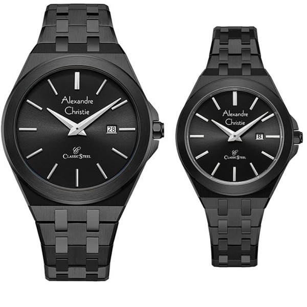 Alexandre Christie AC 8700 Full Black Couple Alexandre Christie AC 8700 Full Black Couple