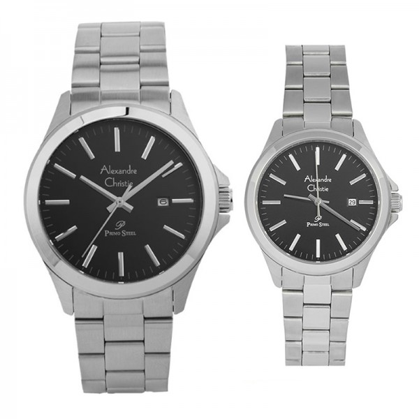 alexandre christie ac 1026 Silver Black Couple alexandre christie ac 1026 Silver Black Couple