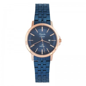 Alexandre Christie AC 1036 Rosegold Blue Lady LDBURBU