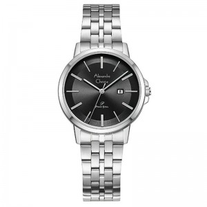 Alexandre Christie AC 1036 Silver Black LDBSSBA