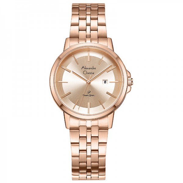 Alexandre Christie AC 1036 Full Rosegold Lady LDBRGLN