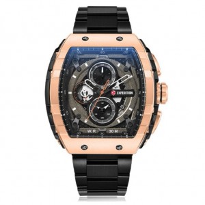 Expedition 6782 Rosegold Black Man Steel MCBBRBA