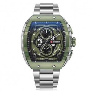 Expedition 6782 Silver Green Man Steel MCBTOGN