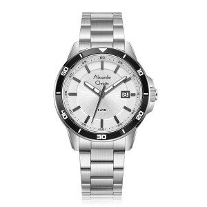 Alexandre Christie AC 6685 Silver White  MDBSSSL