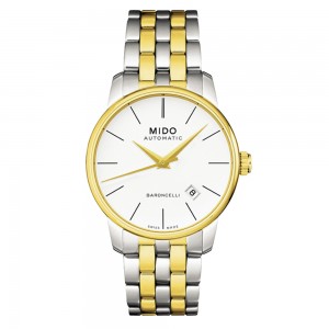 MIDO Baroncelli M86009761 Silver Gold New