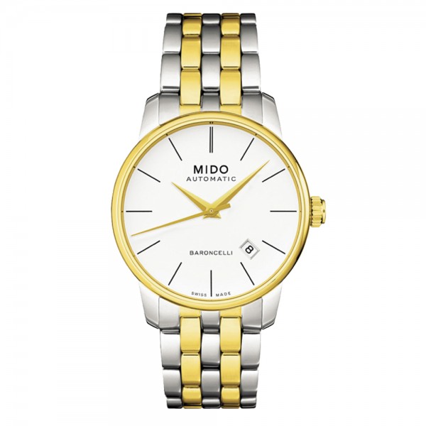MIDO Baroncelli M86009761 Silver Gold New