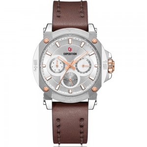 Expedition 6606 Silver Brown Leather Lady BFLSSRGSL