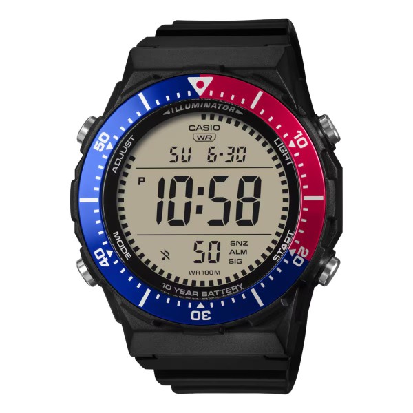 Casio AE-1700H-1A2VDF Pepsi Black Rubber