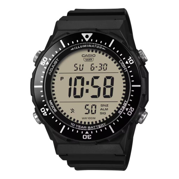 Casio AE-1700H-1AVDF Black Rubber