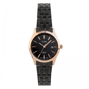Alba AH7BM6X1 Rosegold Black Date Steel