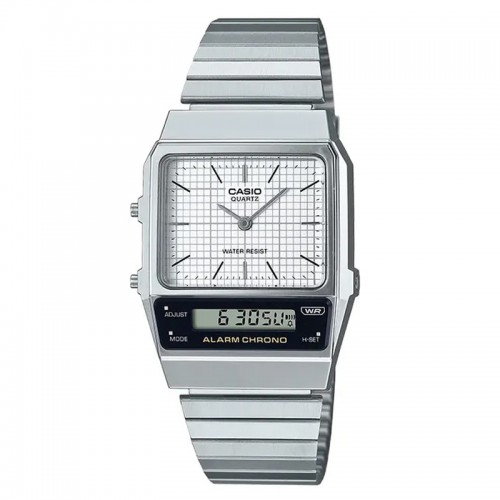 Casio AQ-800E-7ADF Silver White Black