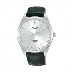 Alba ARX119 ARX119X1 Silver White Black Leather Man