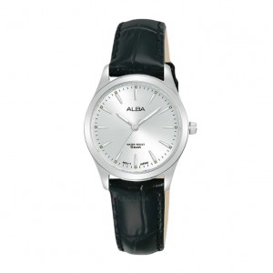 Alba ARX137X1 ARX137 Silver White Black Leather Lady