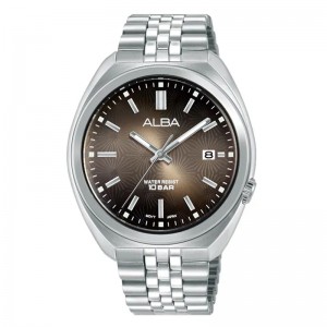Alba AS9W39X1 AS9W39 Silver Grey Steel Gradation Turtle Jubilee