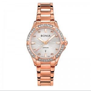 Bonia BNB10787-2517S Rosegold White