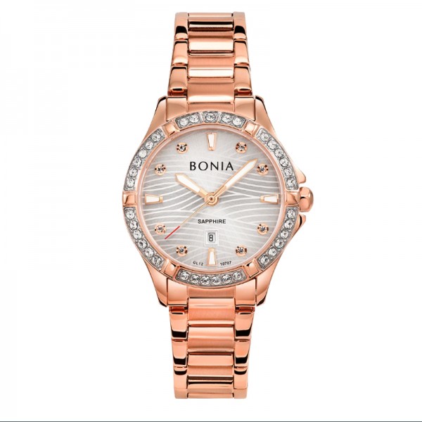 Bonia BNB10787-2517S Rosegold White