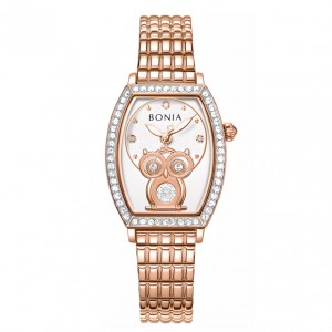 Bonia BNB10843-2517S Rosegold Owl Edition