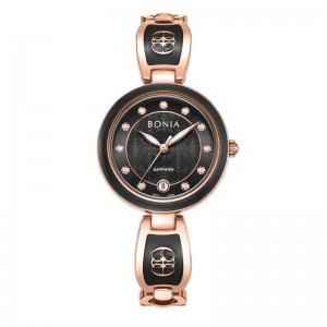Bonia BNB10865-2537S Rosegold Black