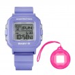 Casio Baby-G BGD-10K-6DR Digital Light Blue Resin Kuromi